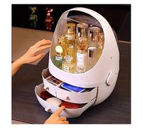 MENGLI-2024 Makeup Organizer Makeup Skincare Organizers Box Drawers Storage, Bathroom Vanity Organizer, Cosmetic Display Cases with 3 and Clear lid, Suitable for Bedroom, Dresser, Powder Room