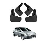 MENGLX Car Mud Flaps for Peugeot 307 2004-2013 - 4pcs ABS Fender Cover Set - Waterproof Splash Protection Fender - Enhances Trim Line - Sporty Look