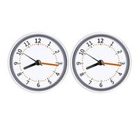 Mengmen 4X Mini Shower Clock Waterproof IP24 Wall Clock Suction Cup Bathroom Clock Acrylic Suction Clock