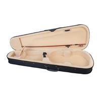 Mengmen Violin Case 4/4 Size Triangular Shape Violin Hard Case Yellow Inside Violin Parts