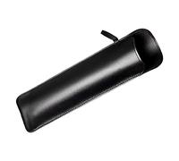 Mengmengda Folding Umbrella,Black PU Leather Umbrella Cover Case,Portable Waterproof Umbrella Storage Pocket,Outdoor Travel Accessories Umbrella Storage Pocket