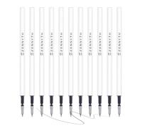 MengRan 4.3'' Gel Ink Pen Refills for Click Pens,Black,10 Pcs