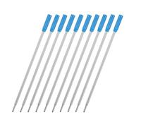 MengRan 4.5'' Ballpoint Ink Pen Refills for Twist Pens,1mm Medium Tip, Compatible with Cross Pen Refills (8511)(10 Pcs Blue Ink)