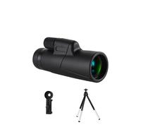 Mengshen 10x42 Monocular Telescope Pro Kit with Phone Adapter Tripod 10x Magnification for Digiscoping BAK4 Prism Outdoor Observation