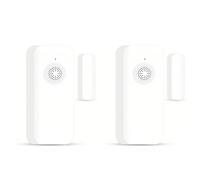 Mengshen 2 Pack WiFi Door Window Alarm with Audible Alert Home Security Personal Security Window Alarms Sensor Burglar Door Alarm for Pool Cars Sheds Caravans