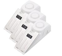 Mengshen 3 Pack 120dB Door Stop Alarms Extra Loud Security Alarm for Home Hotel Portable Doo Safety Bundle for Enhanced Protection