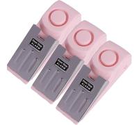 Mengshen 3 Pack Door Stop Alarms 120dB Security Alarms for Doors | Women Safety Kit, Instant Loud Siren, Portable Anti-Burglar Alarm System