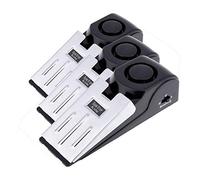 Mengshen 3-Pack Safety Wedge Door Stop Alarm Stopper Blocking Travel Home Security Alert 120db (Pack of 3) MS-M68