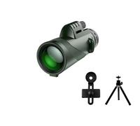 Mengshen 8x40 Monocular Telescope Complete Kit Includes Phone Adapter Tripod for Digiscoping Outdoor Adventure Smartphone Photography