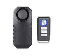 Mengshen Bicycle Alarm, Wireless Anti-Theft Burglar Security Alarm for Bike Motorcycle Car Mobility Scooter Vehicles Door Window, 113db Super Loud and Waterproof (Remote Control Included)