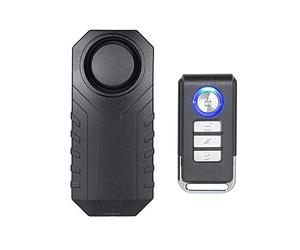 Mengshen Bicycle Alarm, Wireless Anti-Theft Burglar Security Alarm for Bike Motorcycle Car Mobility Scooter Vehicles Door Window, 113db Super Loud and Waterproof (Remote Control Included)