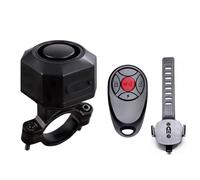 Mengshen Bike Alarm with Mount Electric Bike Alarm with Remote Motion Wireless Vibration Anti-theft Alarm System for Motorcycle Scooter Car (Include Remote Control Strap)