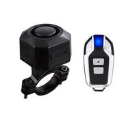Mengshen Bike Alarm with Updated Remote Control Long Lasting Wireless Rechargeable Anti-Theft Burglar Siren Motion Sensor 110 dB Waterproof Suitable for Bicycle Motorcycle Scooter Vehicle Trailer