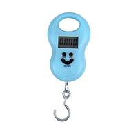 Mengshen Digital Luggage Scale, Protable Electronic Weight Scale Steelyard 110lb / 50kg for Home Farm Factory Hunting Outdoor with Tare Function Blue
