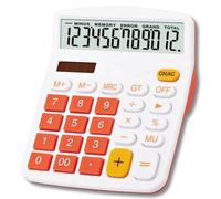 Mengshen Office Basic Calculator Solar Battery Dual Power Financial Dedicated 12 Digit Display Large Standard Function Desktop Business Multifunctional