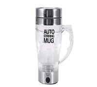 Mengshen Self Stirring Mug Multipurpose Coffee Tea Cup Portable Electric Stainless Steel Transparent Mixer Auto Stir, A034