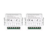 Mengshen Smart WiFi Light Switch 2 Way Home Automation Wireless Smart Switch Compatible with Google Home & Alexa Remote Control for Garage Garden Driveway Door
