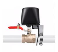 Mengshen Smart WiFi Water Valve Water Shutoff WiFi Electric Water Gas Shutoff Controller Remote Control via Tuya Smart Life App Compatible With Alexa No Hub Required