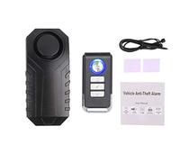 Mengshen Upgraded Anti Theft Bicycle Alarm with Remote, 113db Loud Waterproof Burglar Alarm with Volume and Sensitivity Adjustment for Bike, Motorcycle, Scooter, Car, Trailer