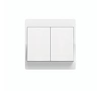 Mengshen Wireless Wall Light Switch No Battery No WiFi Required Indoor Outdoor Remote Control Wall Light Only Include 2 Gang Switch