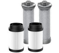MengTiger 4 Pack Replacement Parts Kit for Tineco Pure ONE S15/S15 Essentials/S15 Pet Ex Vacuum Cleaner, 2 Pre Filters 2 HEPA Filters