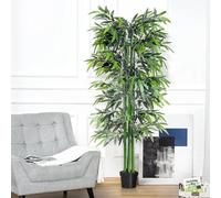 Mengtu 6ft Artificial Bamboo Tree Plant Greenery in A Pot for Home Office Planter 1.8M ZSSCB-UKT3398P343530UK