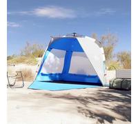 Mengtu Beach Tent 3-Person Azure Blue Quick Release Waterproof Suitable for camping sites, festivals, backyards, outdoor activities, and hiking trips