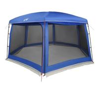 Mengtu Pool Tent with Removable Fly & Mesh Walls Azure Blue 670x590 cm Suitable for camping sites, festivals, backyards, outdoor activities, and hiking trips