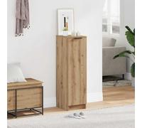 Mengtu Shoe Cabinet Artisan Oak 29.5x35x100.5 cm Engineered Wood Modern shoe cabinet for space saving in foyer and living room ZSSCB-UK856992UK