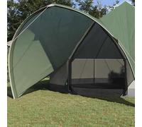 Mengtu Teepee Tent 7-Person Green and Grey 600 x 600 x 347 cm Suitable for camping sites, festivals, backyards, outdoor activities, and hiking trips