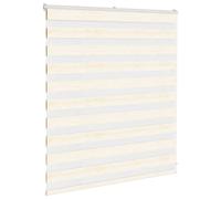 Mengtu Zebra Blind Marble Beige 125x100 cm Fabric Width 120.9 cm Polyester Sunscreen and UV resistant curtains, suitable for both home and office use ZSSCB-UK4014630UK