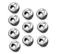 MENGXIU MENGKE 2/4/6/10PCS Marine Hatch Locking Locker Small Size Boat Flush Pull Hatch Slam Latch Compatible With RV Yacht Camper Deck Stainless Steel(10 PCS)