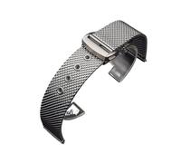 MENGXIU MENGKE 20mm 22mm Mesh Stainless Steel Watch Band Compatible With Omega 007 For Seamaster 300 Bracelet Folding Buckle Men Business Steel Metal Strap(Silver,20mm)