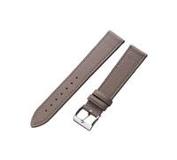 MENGXIU MENGKE Palm 20mm Leather Watch Band 18mm Calfskin Genuine Leather Watch Straps 22mm(Elephant Grey,22mm)