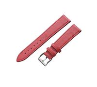MENGXIU MENGKE Palm 20mm Leather Watch Band 18mm Calfskin Genuine Leather Watch Straps 22mm(Red,22mm)