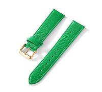 MENGXIU MENGKE Watch Strap Palm Print Top Layer Calf Leather 18MM 20MM 22MM 24MM Genuine Leather Watch Strap Accessories(Apple green gold,23mm)