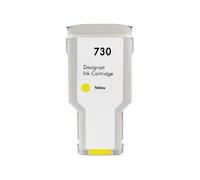 MenGxuAnOU 730XL 300ML Ink Cartridge Compatible for D-esignJet T1600 T1600dr T1700 T1700dr T2600 T2600dr P2V68A P2V69A P2V70A(Y)