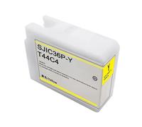 MenGxuAnOU T44C1 T44C2 T44C3 T44C4 Pigment Ink Cartridge for SJIC36P CW-C6500AE 6500PE CW-C6500 CW-C6000 Label Printer(Y 1PC)