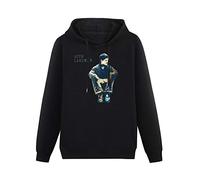 MENGYUETONGHUA Men's Hoody Seth Lakeman Hoodies Pullover Long Sleeve Sweatshirts Black L
