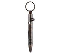 meni Brass Pen Keychain Loop - Pendant Brass Pen Keychain, Small Pocket-Sized Ballpoint | Brass Ballpoint Pen Pendant Keychain, meni Design Brass Pen Pendant for Partners Customers Relatives Friends