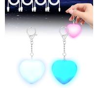 MENIBBLER 3Pcs Purse Glow Heart Round Light Handbag Light Bag Automatic Sensor Touch Activated Purse LED Lamp Heart Shaped Hanging Night Lamp for Women Lady Girl Present(3)