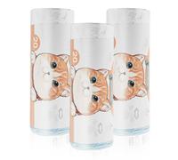 MENIBBLER 60 Count Cat Litter Tray Liners, 3.15Mil Extra Thick Cat Litter Bags with Drawstring, Large Drawstring Cat Litter Bags, Tear Resistant Cat Litter Liners Pet Garbage Bags for