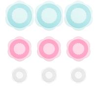 MENIBBLER 9 Pcs Silicone Lids Food Covers, Colourful Silicone Stretch Lid, Reusable Lids for Yogurt Pot, Elastic Bowl Covers Effective Sealing for Home Kitchen