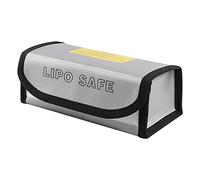 MENIBBLER Battery Safety Bag, 18.5× 7.5× 6cm LiPo Battery Storage Bags LiPo Fireproof Explosionproof Safety Bag Three-Dimensional Safe Guard Charging Box Bags Safe Pouch for Charge & Storage