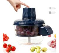 MENIBBLER Electric Grape Peeling Machine Multifunctional Automatic Garlic Peeler Machine Portable USB Rechargeable Small Fruit Peeling Tool for Fruit Skin Remover Tool for Fruits Cherry Tomatoes