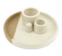 MENIBBLER Palo Santo Sticks Holder, Multi Purpose Ceramic Incense Burner Holder Sage Holders, Ash Catcher Tray for Yoga Room Home Office