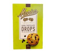 Menier Premium Dark Chocolate Drops, 200 g (Pack of 1) - Rich and Flavourful Ingredient, Perfect for Cookies and Cakes, Supporting Authentic Baking with Premium Quality