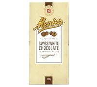 Menier Premium Swiss White Chocolate, 100 g (Pack of 16) - Exquisite Quality Chocolate for Baking, Rich and Sweet, Perfect for Cookies and Desserts