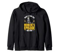 Meniere Disease Warrior Vestibular Disorder Funny Vertigo Zip Hoodie