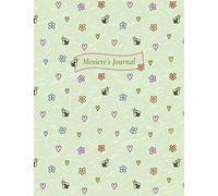 Meniere's Disease Self-Care Diary: Daily Record for Your Symptoms, Diet, Triggers, and More 8.5" x 11" Bees and Flowers Cover